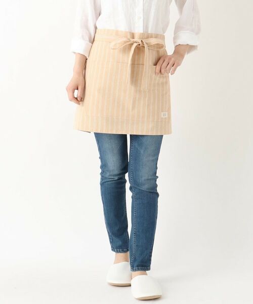 212 KITCHEN STORE / トゥーワントゥーキッチン ストア インテリア・生活雑貨・ホビー・ステーショナリー | シャンブレーストライプ カフェエプロン NA ＜212Kオリジナル ＞ | 詳細8