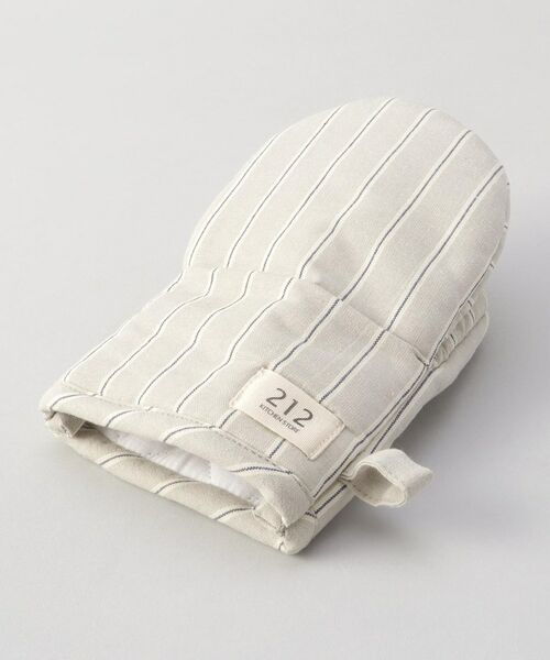 212 KITCHEN STORE / トゥーワントゥーキッチン ストア インテリア・生活雑貨・ホビー・ステーショナリー | シャンブレーストライプ ポットホルダーミトン GY ＜212Kオリジナル ＞ | 詳細1