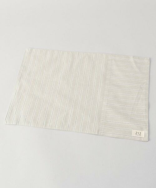 212 KITCHEN STORE / トゥーワントゥーキッチン ストア インテリア・生活雑貨・ホビー・ステーショナリー | シャンブレーストライプ ランチョンマット GY ＜212Kオリジナル ＞ | 詳細1
