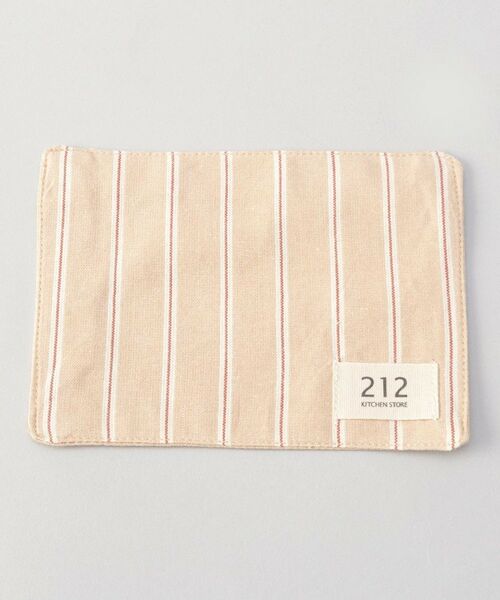 212 KITCHEN STORE / トゥーワントゥーキッチン ストア インテリア・生活雑貨・ホビー・ステーショナリー | シャンブレーストライプ コースター NA ＜212Kオリジナル ＞ | 詳細1