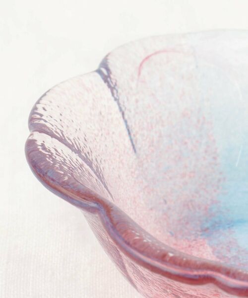 212 KITCHEN STORE / トゥーワントゥーキッチン ストア 食器 | 藍花×江戸硝子 桜のいろどり 晴桜 小鉢 | 詳細5