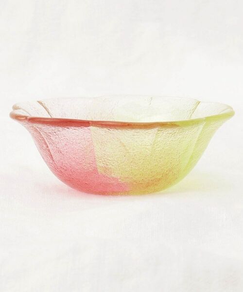 212 KITCHEN STORE / トゥーワントゥーキッチン ストア 食器 | 藍花×江戸硝子 桜のいろどり 葉桜 小鉢 | 詳細2