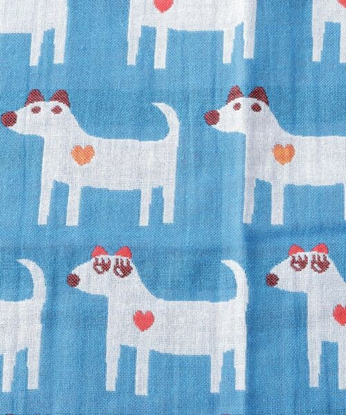 212 KITCHEN STORE / トゥーワントゥーキッチン ストア ハンカチ | 3重ガーゼハンカチ カップルドッグ | 詳細3