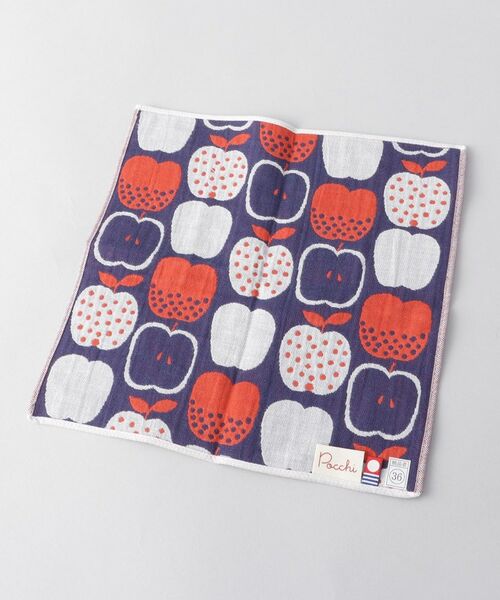 212 KITCHEN STORE / トゥーワントゥーキッチン ストア ハンカチ | 3重ガーゼハンカチ 赤青りんご | 詳細2