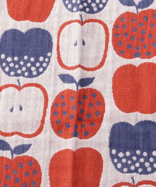 212 KITCHEN STORE / トゥーワントゥーキッチン ストア ハンカチ | 3重ガーゼハンカチ 赤青りんご | 詳細3