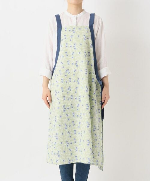 212 KITCHEN STORE / トゥーワントゥーキッチン ストア インテリア・生活雑貨・ホビー・ステーショナリー | アイビーフラワーエプロン BL | 詳細1