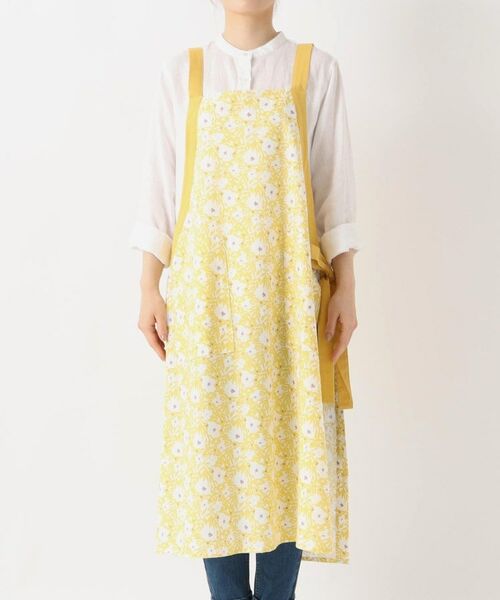 212 KITCHEN STORE / トゥーワントゥーキッチン ストア インテリア・生活雑貨・ホビー・ステーショナリー | ドットフラワーエプロン YE | 詳細1