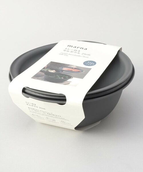 212 KITCHEN STORE / トゥーワントゥーキッチン ストア キッチンツール | きほんの道具 ザルボウル21cm DGY ＜marna マーナ＞ | 詳細9