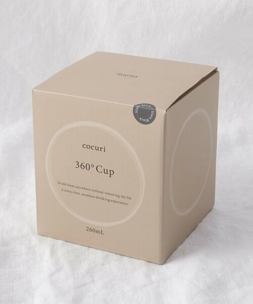 212 KITCHEN STORE / トゥーワントゥーキッチン ストア グラス・マグカップ | 360°カップ BK ＜marna マーナ＞ | 詳細9