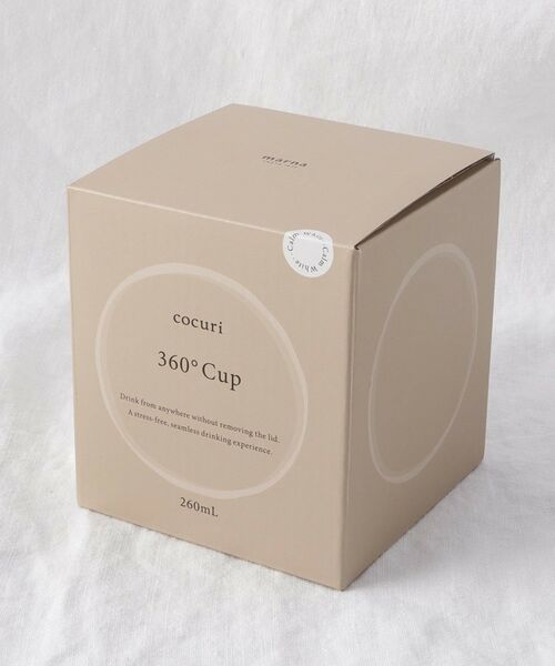 212 KITCHEN STORE / トゥーワントゥーキッチン ストア グラス・マグカップ | 360°カップ WH ＜marna マーナ＞ | 詳細9