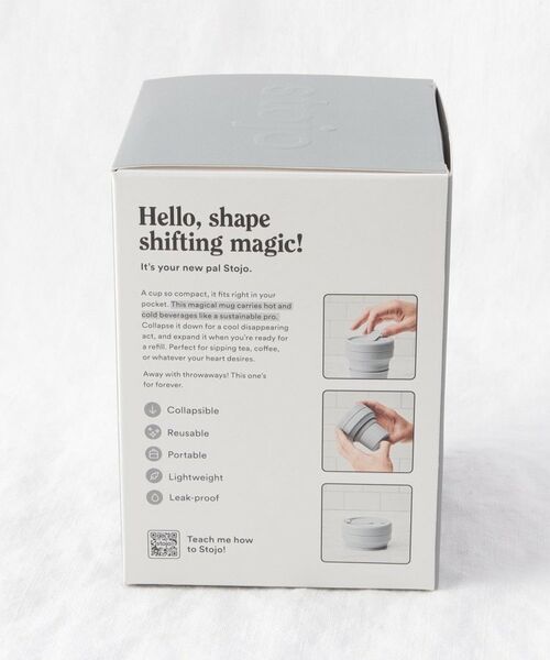 212 KITCHEN STORE / トゥーワントゥーキッチン ストア グラス・マグカップ | POCKET CUP 355ml CARBON ＜stojo ストージョ＞ | 詳細10