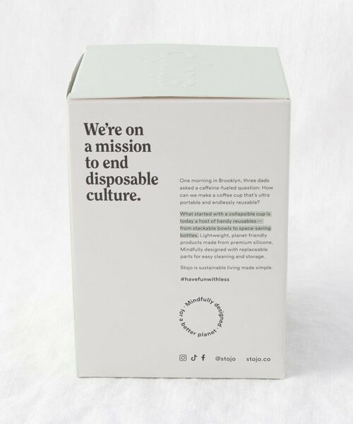 212 KITCHEN STORE / トゥーワントゥーキッチン ストア グラス・マグカップ | POCKET CUP 355ml SAGE ＜stojo ストージョ＞ | 詳細12