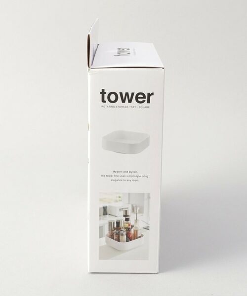 212 KITCHEN STORE / トゥーワントゥーキッチン ストア キッチンツール | 回転式収納ラック スクエア WH 山崎実業 ＜tower タワー＞ | 詳細7