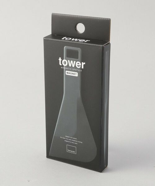 212 KITCHEN STORE / トゥーワントゥーキッチン ストア キッチンツール | マグネットシリコーンスクレーパー BK 山崎実業 ＜tower タワー＞ | 詳細5