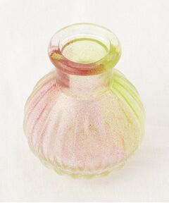 212 KITCHEN STORE / トゥーワントゥーキッチン ストア インテリア・生活雑貨・ホビー・ステーショナリー | 藍花×江戸硝子 花てまり 一輪挿し ピンクグリーン