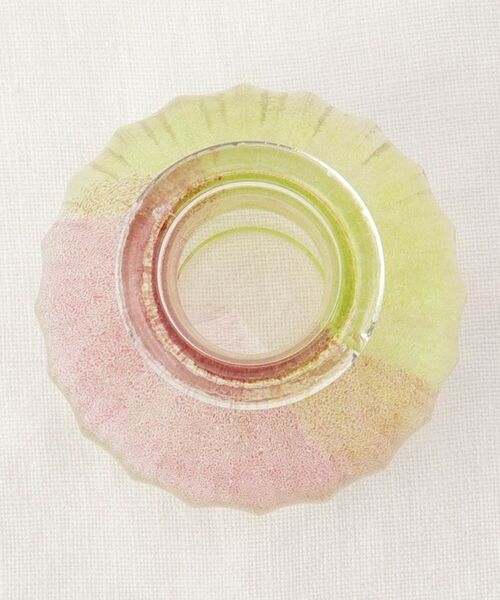 212 KITCHEN STORE / トゥーワントゥーキッチン ストア インテリア・生活雑貨・ホビー・ステーショナリー | 藍花×江戸硝子 花てまり 一輪挿し ピンクグリーン | 詳細3