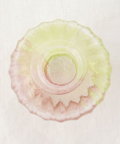 212 KITCHEN STORE / トゥーワントゥーキッチン ストア インテリア・生活雑貨・ホビー・ステーショナリー | 藍花×江戸硝子 花てまり 一輪挿し ピンクグリーン | 詳細4