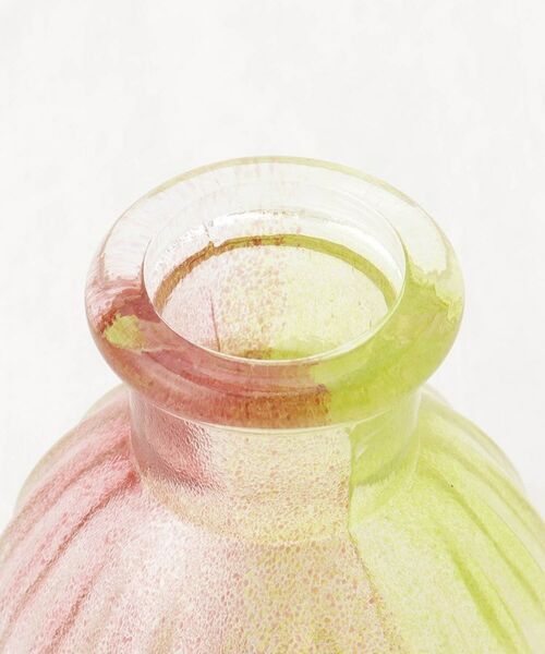 212 KITCHEN STORE / トゥーワントゥーキッチン ストア インテリア・生活雑貨・ホビー・ステーショナリー | 藍花×江戸硝子 花てまり 一輪挿し ピンクグリーン | 詳細5