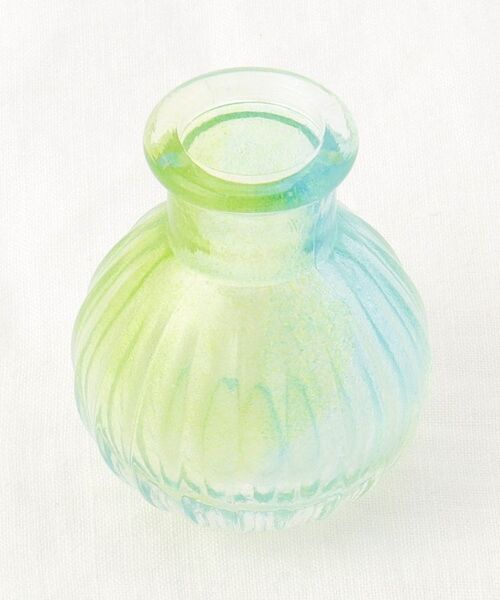 212 KITCHEN STORE / トゥーワントゥーキッチン ストア インテリア・生活雑貨・ホビー・ステーショナリー | 藍花×江戸硝子 花てまり 一輪挿し ブルーグリーン | 詳細1