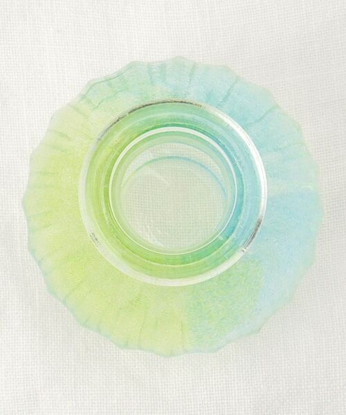 212 KITCHEN STORE / トゥーワントゥーキッチン ストア インテリア・生活雑貨・ホビー・ステーショナリー | 藍花×江戸硝子 花てまり 一輪挿し ブルーグリーン | 詳細3