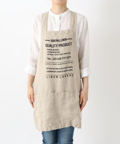 212 KITCHEN STORE / トゥーワントゥーキッチン ストア インテリア・生活雑貨・ホビー・ステーショナリー | kukugoto AP リネンエプロン グッドウィルリネン NT | 詳細1
