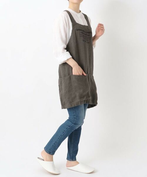 212 KITCHEN STORE / トゥーワントゥーキッチン ストア インテリア・生活雑貨・ホビー・ステーショナリー | kukugoto AP リネンエプロン グッドウィルリネン GY | 詳細10