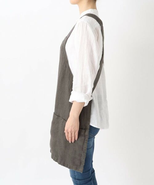 212 KITCHEN STORE / トゥーワントゥーキッチン ストア インテリア・生活雑貨・ホビー・ステーショナリー | kukugoto AP リネンエプロン グッドウィルリネン GY | 詳細2