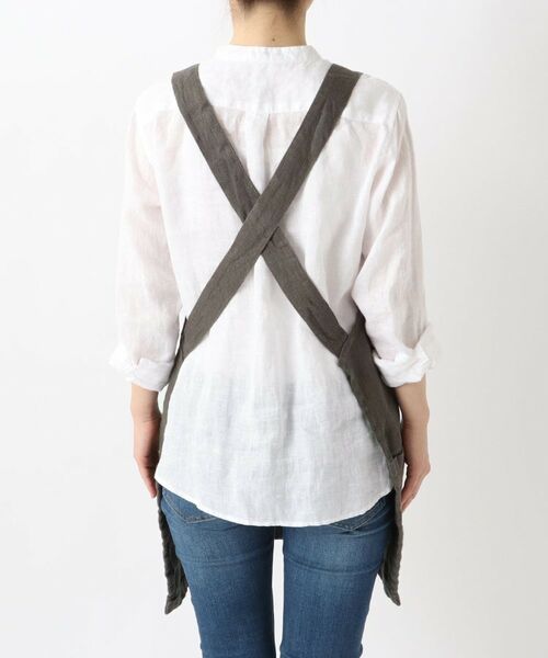 212 KITCHEN STORE / トゥーワントゥーキッチン ストア インテリア・生活雑貨・ホビー・ステーショナリー | kukugoto AP リネンエプロン グッドウィルリネン GY | 詳細3