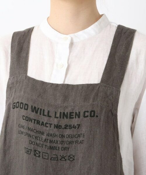 212 KITCHEN STORE / トゥーワントゥーキッチン ストア インテリア・生活雑貨・ホビー・ステーショナリー | kukugoto AP リネンエプロン グッドウィルリネン GY | 詳細4