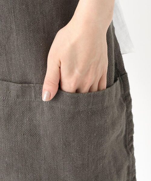 212 KITCHEN STORE / トゥーワントゥーキッチン ストア インテリア・生活雑貨・ホビー・ステーショナリー | kukugoto AP リネンエプロン グッドウィルリネン GY | 詳細6