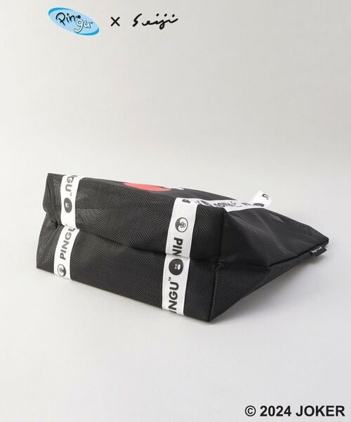 212 KITCHEN STORE / トゥーワントゥーキッチン ストア バッグ | ロゴテープメッシュトートバッグ BK ＜PINGU ピングー＞ | 詳細4