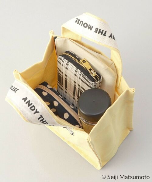 212 KITCHEN STORE / トゥーワントゥーキッチン ストア インテリア・生活雑貨・ホビー・ステーショナリー | ロゴテープミニランチバッグ YE ＜ANDY THE MOUSE＞ | 詳細6