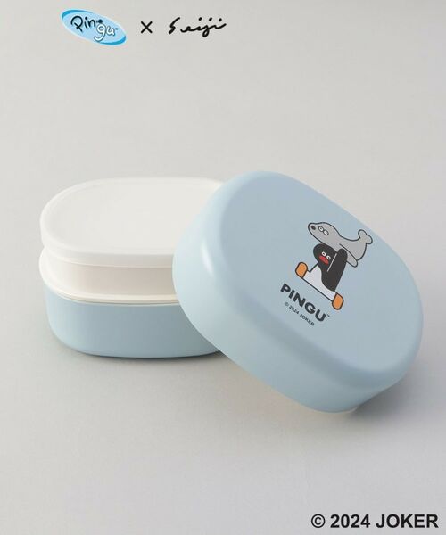 212 KITCHEN STORE / トゥーワントゥーキッチン ストア インテリア・生活雑貨・ホビー・ステーショナリー | オーバルランチボックス BL ＜PINGU ピングー＞ | 詳細3
