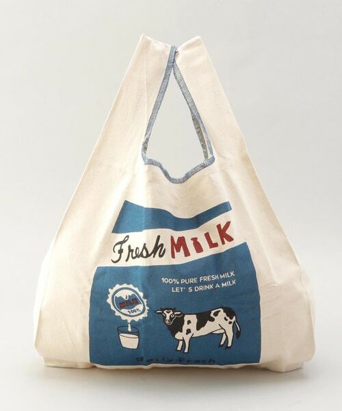 212 KITCHEN STORE / トゥーワントゥーキッチン ストア バッグ | MBHS ミニマルシェバッグ　ミルク NT ＜AND PACKABLE アンドパッカブル＞ | 詳細1