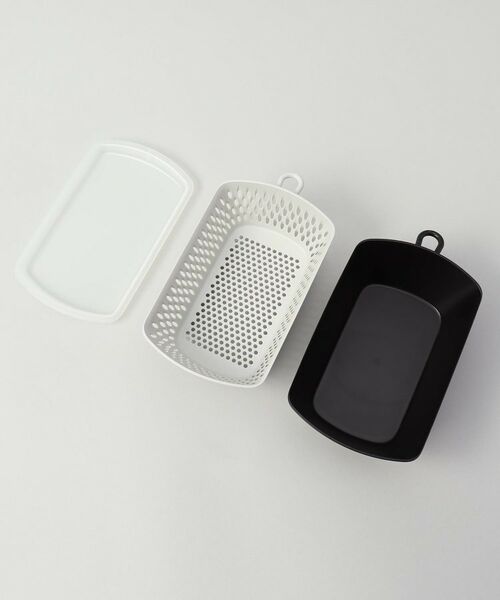 212 KITCHEN STORE / トゥーワントゥーキッチン ストア キッチンツール | フタ付き チリトリ ザルボウル カク BK | 詳細2