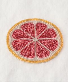 212 KITCHEN STORE / トゥーワントゥーキッチン ストア インテリア・生活雑貨・ホビー・ステーショナリー | ラ・フルッタ ピンクグレープフルーツ ビーズコースター