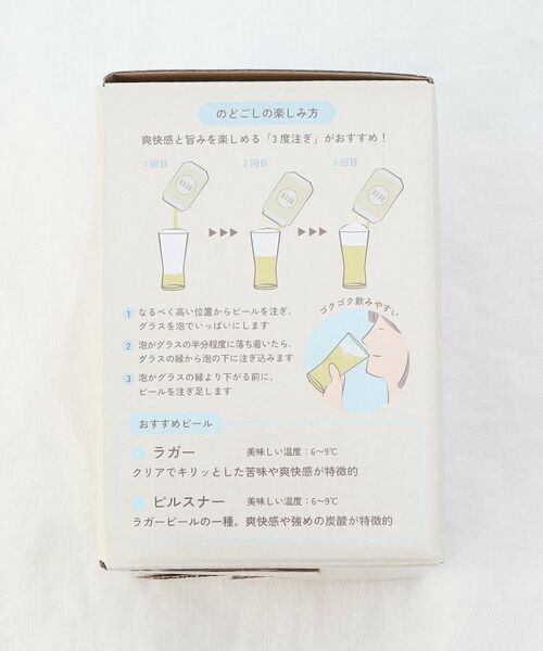 212 KITCHEN STORE / トゥーワントゥーキッチン ストア グラス・マグカップ | レトロ ビール＆コースターセット のどごし | 詳細9