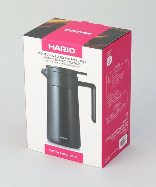 212 KITCHEN STORE / トゥーワントゥーキッチン ストア グラス・マグカップ | セラミックコーティング真空二重保温ポット 600 BK ＜HARIO ハリオ＞ | 詳細6
