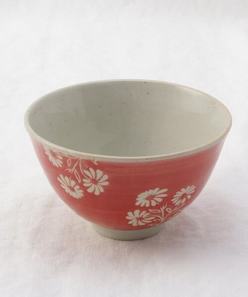 212 KITCHEN STORE / トゥーワントゥーキッチン ストア 食器 | 雛菊 赤 飯碗 ＜藍花＞ | 詳細1