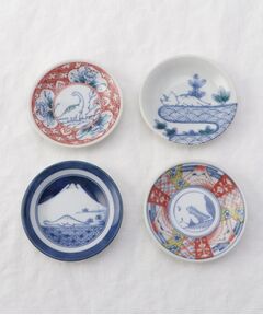 212 KITCHEN STORE / トゥーワントゥーキッチン ストア 食器 | しあわせ図鑑(まめ皿4枚セット） ＜江戸っ子恐竜 ＞