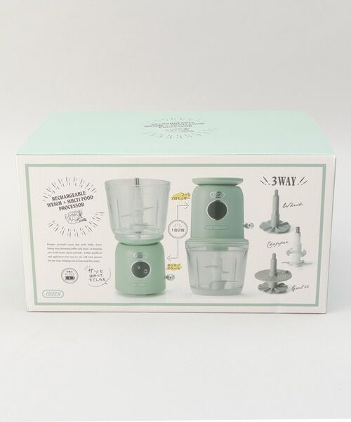 212 KITCHEN STORE / トゥーワントゥーキッチン ストア キッチンツール | スケール付きマルチフードプロセッサー充電式PA ＜Toffy トフィ＞ | 詳細6