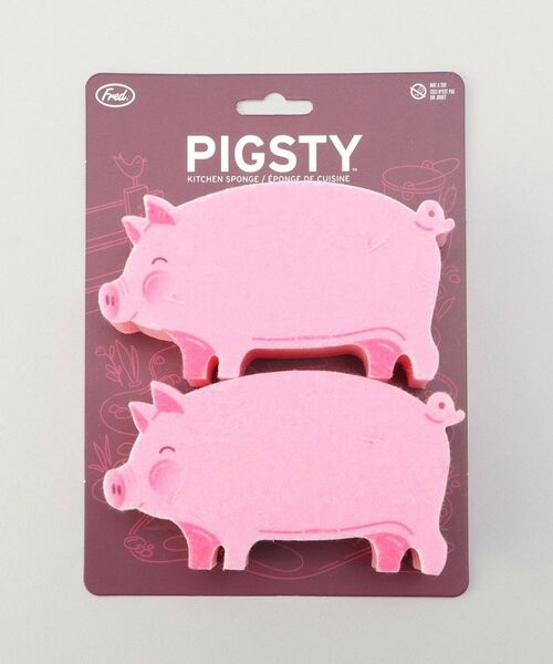212 KITCHEN STORE / トゥーワントゥーキッチン ストア インテリア・インテリア雑貨 | Fred ピッグスポンジ2pcs | 詳細4
