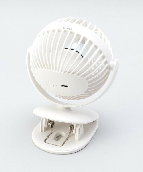 212 KITCHEN STORE / トゥーワントゥーキッチン ストア インテリア・生活雑貨・ホビー・ステーショナリー | 充電式ラウンドミニクリップファン リリーホワイト | 詳細2
