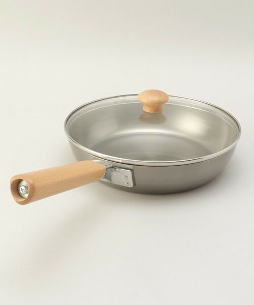212 KITCHEN STORE / トゥーワントゥーキッチン ストア キッチンツール | 千歳 木柄ガラス蓋付フライパン 24cm | 詳細3