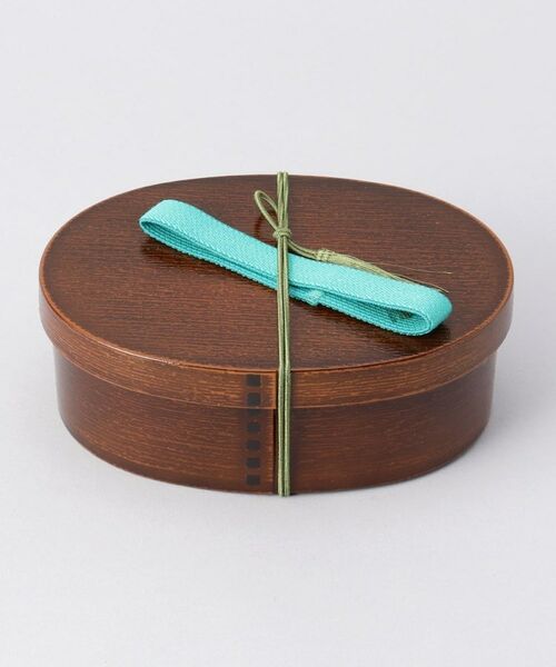 212 KITCHEN STORE / トゥーワントゥーキッチン ストア インテリア・生活雑貨・ホビー・ステーショナリー | 抗菌わっぱ小判一段ランチBOX 茶 | 詳細1