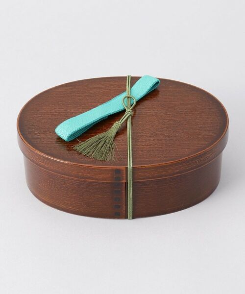 212 KITCHEN STORE / トゥーワントゥーキッチン ストア インテリア・生活雑貨・ホビー・ステーショナリー | 抗菌わっぱ小判一段ランチBOX 大 茶 | 詳細1