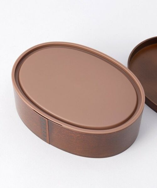 212 KITCHEN STORE / トゥーワントゥーキッチン ストア インテリア・生活雑貨・ホビー・ステーショナリー | 抗菌わっぱ小判一段ランチBOX 大 茶 | 詳細3