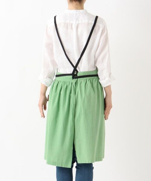 212 KITCHEN STORE / トゥーワントゥーキッチン ストア インテリア・生活雑貨・ホビー・ステーショナリー | AP綿麻ギャザーエプロン　ミディGR | 詳細3