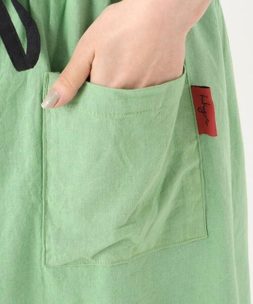 212 KITCHEN STORE / トゥーワントゥーキッチン ストア インテリア・生活雑貨・ホビー・ステーショナリー | AP綿麻ギャザーエプロン　ミディGR | 詳細6