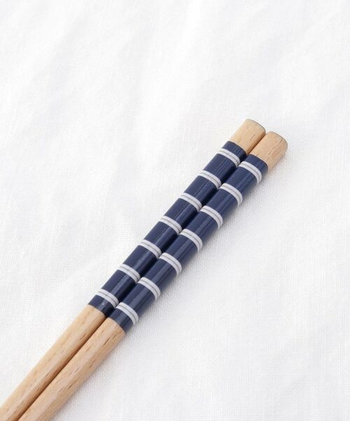 212 KITCHEN STORE / トゥーワントゥーキッチン ストア インテリア・生活雑貨・ホビー・ステーショナリー | 箸 食洗マリン ボーダー紺 22.5cm | 詳細2